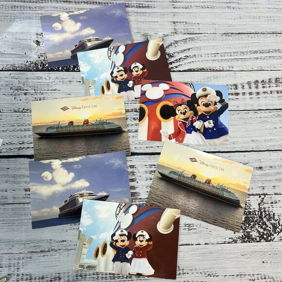 Disney Cruise Line Surprise Gift Set Stationary Pens Postcards Luggage Tags - Picture 10 of 10